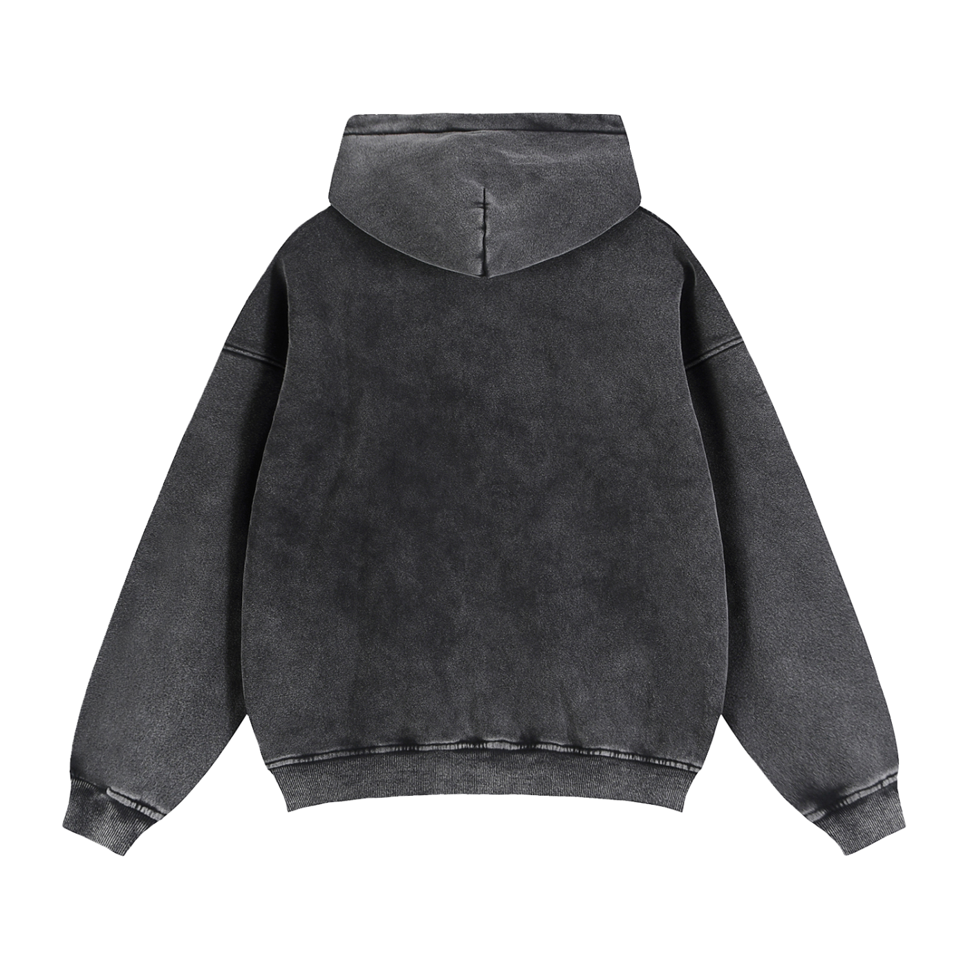 "LA Zip-Through" Boxy Fleece Hoodie