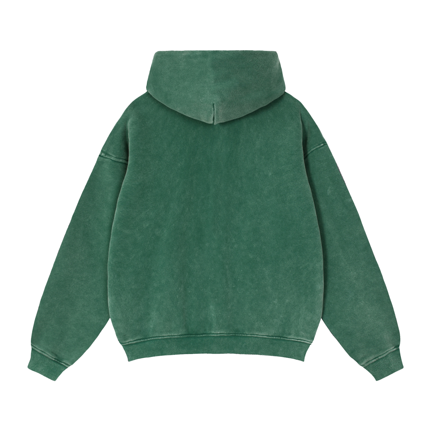 "LA Zip-Through" Boxy Fleece Hoodie