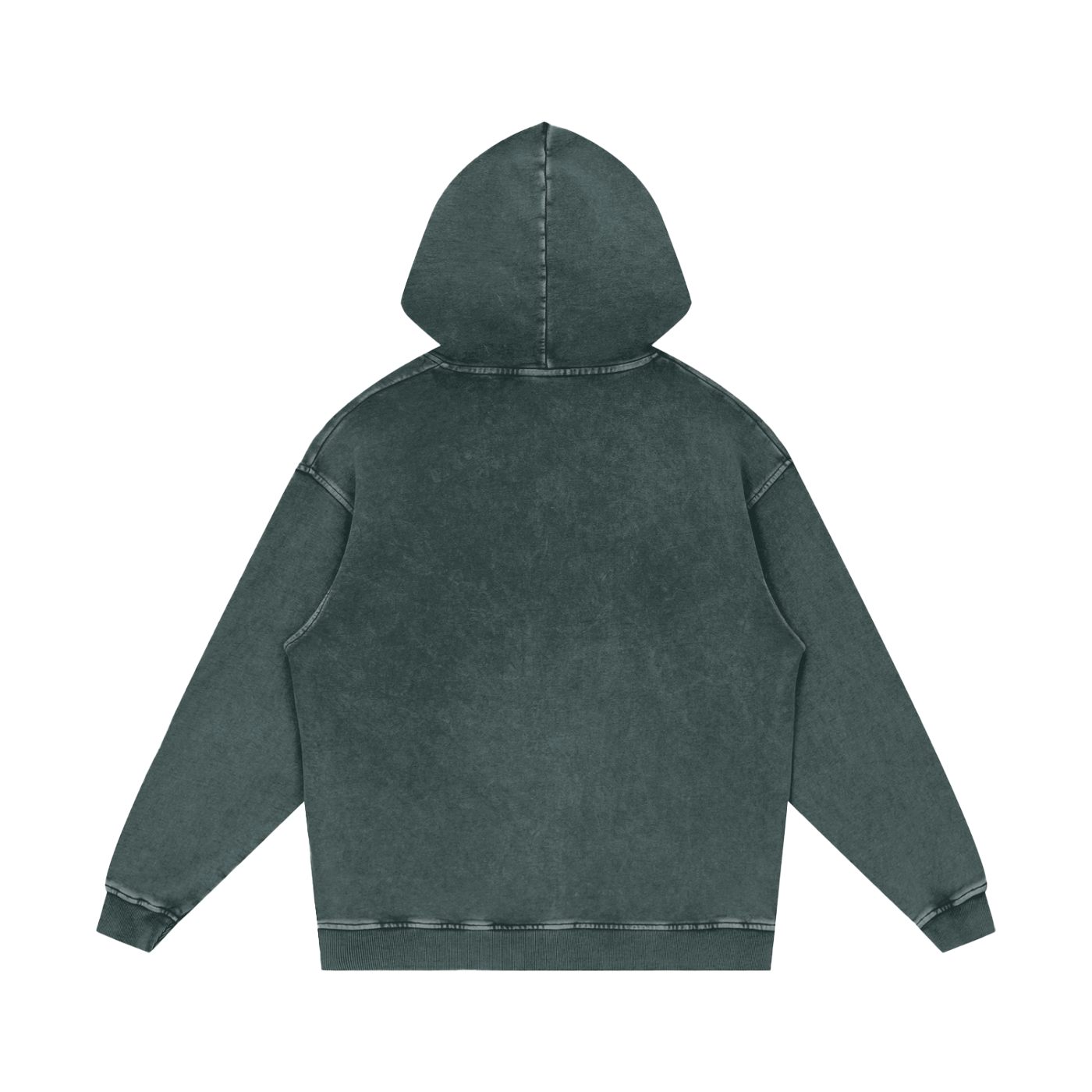 "LA SNOW" Washed Loose Cotton Hoodie