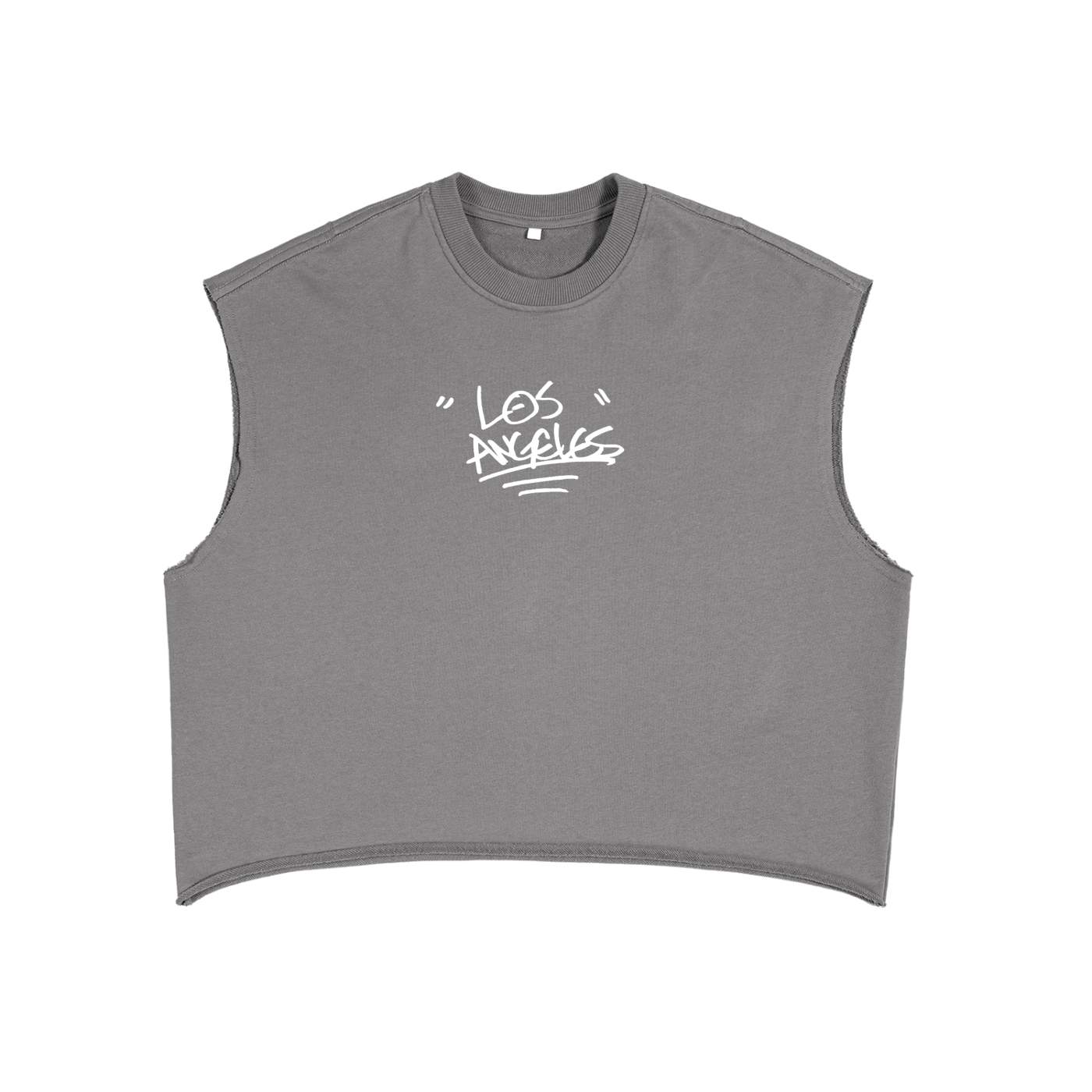"NELA" - French Terry Boxy Tank Top