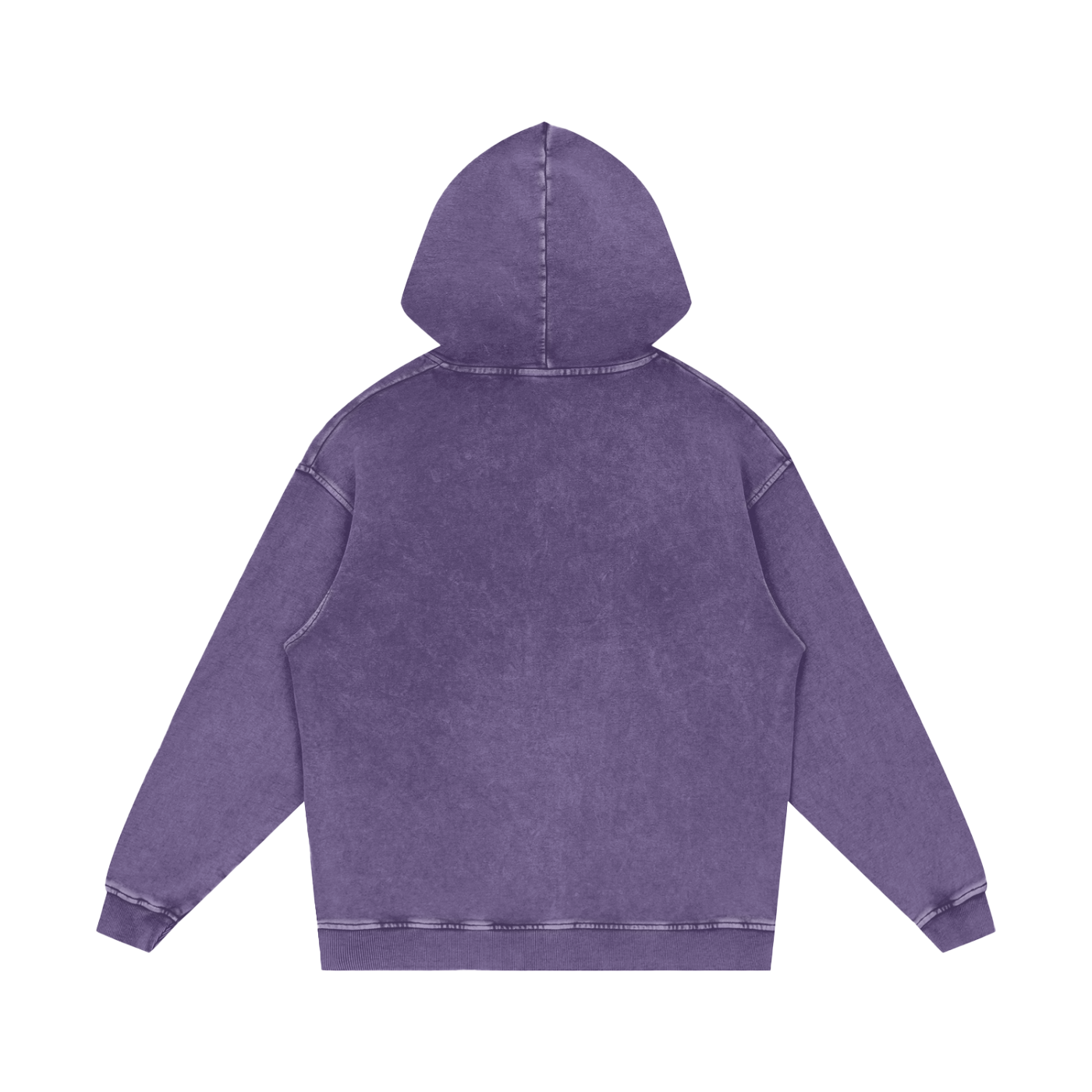 "LA SNOW" Washed Loose Cotton Hoodie