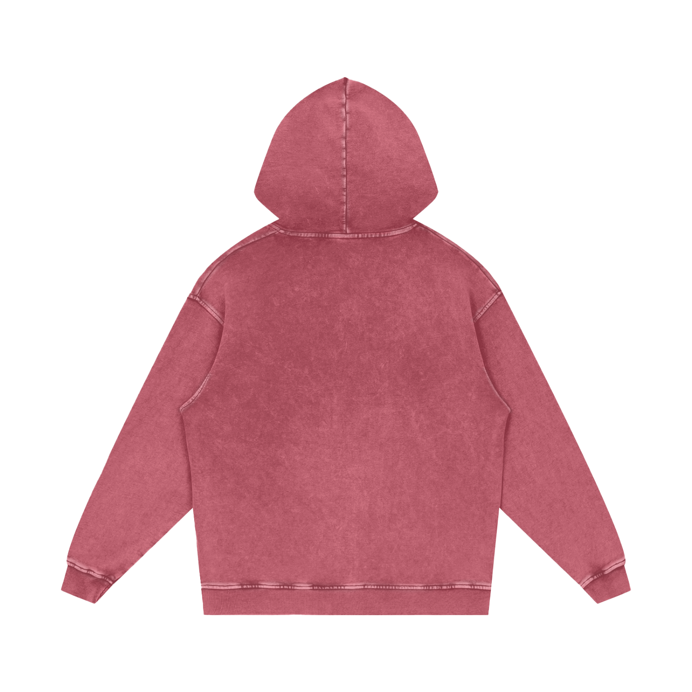 "LA SNOW" Washed Loose Cotton Hoodie